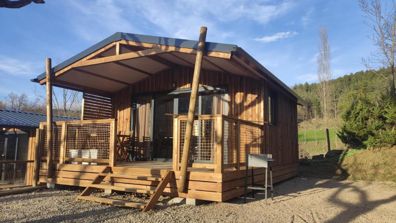 Bungalows Del Camping Pedraforca Saldés Eksteriør bilde