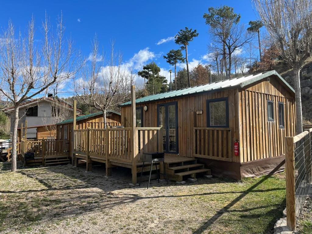 Bungalows Del Camping Pedraforca Saldés Eksteriør bilde