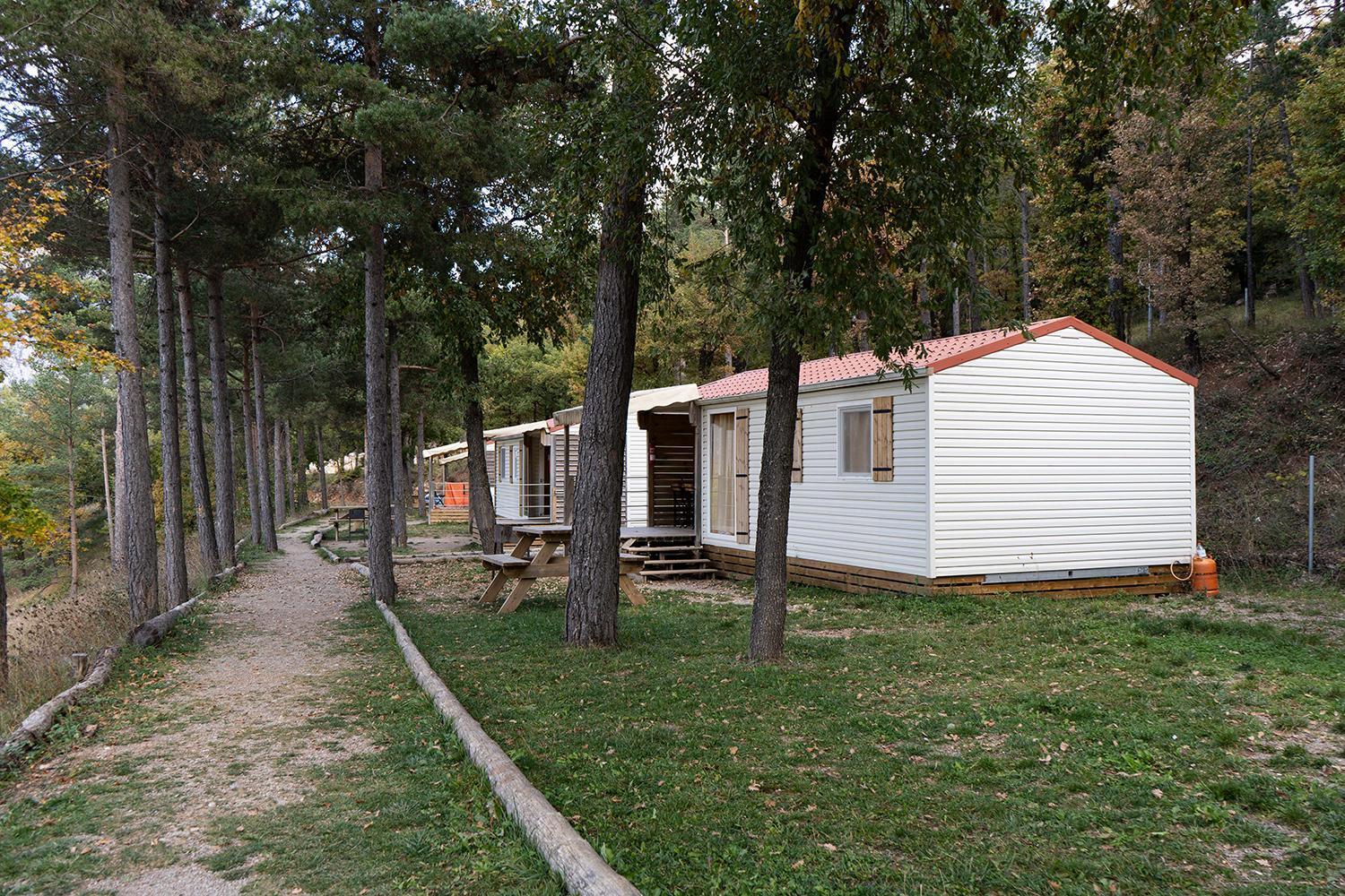 Bungalows Del Camping Pedraforca Saldés Rom bilde